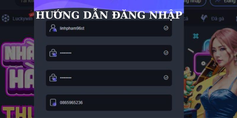 Các bước hướng dẫn đăng nhập Các bước hướng dẫn đăng nhập